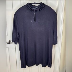 Premise black short sleeve top women size X-Large